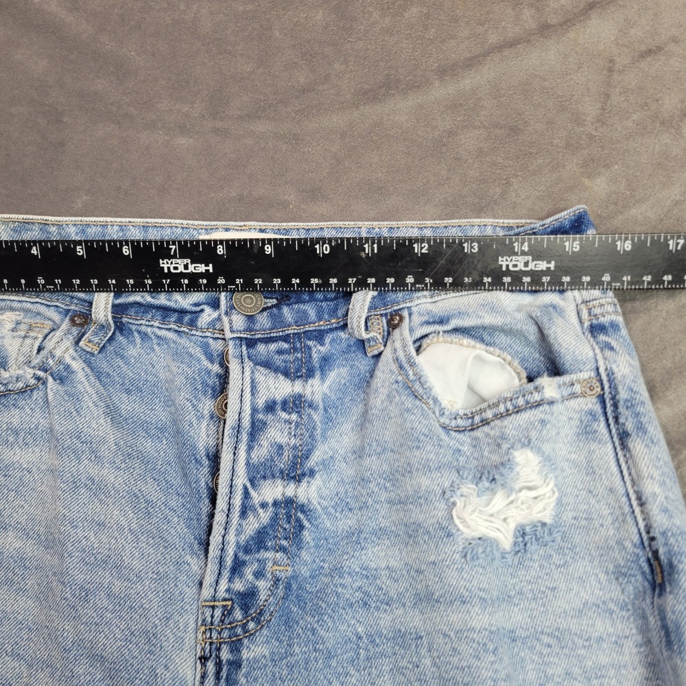 Hidden Jeans Los Angeles Wide Leg Distressed Light Wash‎ Denim HD9109D-M Size 29 - Picture 7 of 11